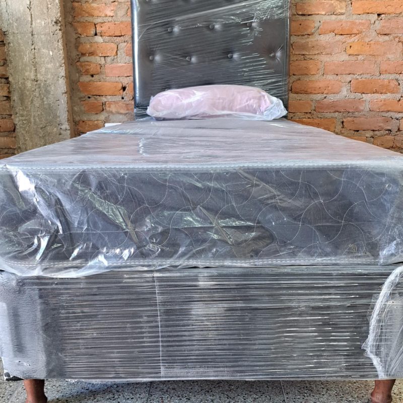 Sommier de 1 Plaza con Colchon de Espuma barato