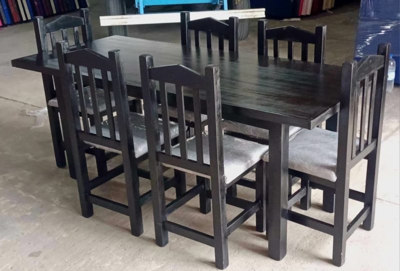 Juego de Comedor con 6 Sillas