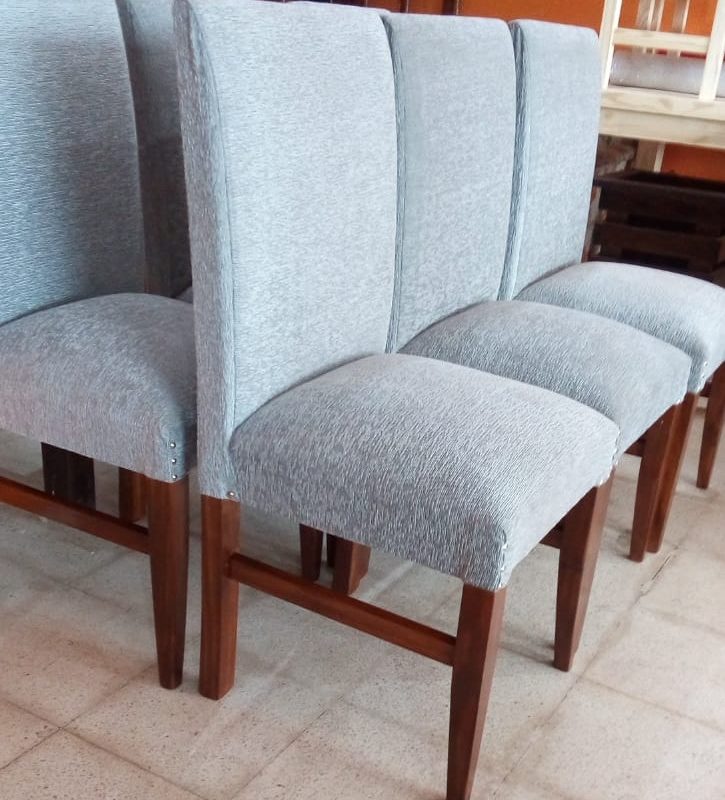 Sillas de Comedor Tapizadas Chenille