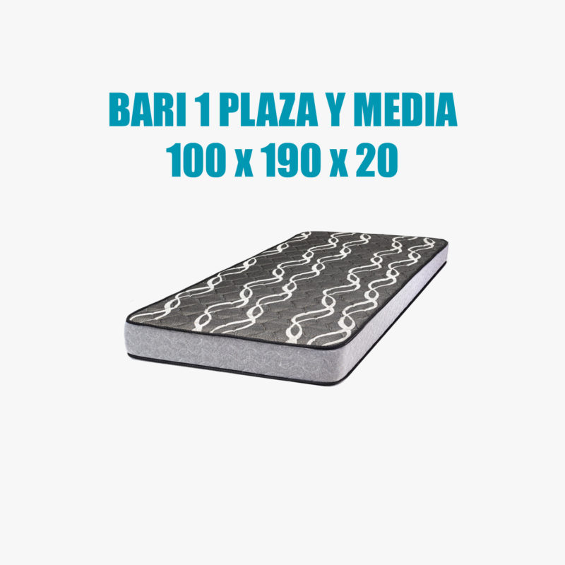 Colchon Bari 100 x 190 x 20cm espuma