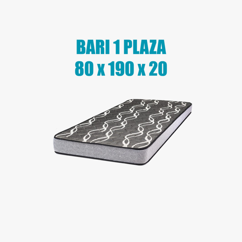 Colchon Bari Gala 80 x 190 x 20 espuma por mayor