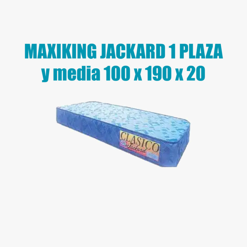 Colchon Maxiking Jackard 1 plaza y media 100 x 190 x 20 por Mayor