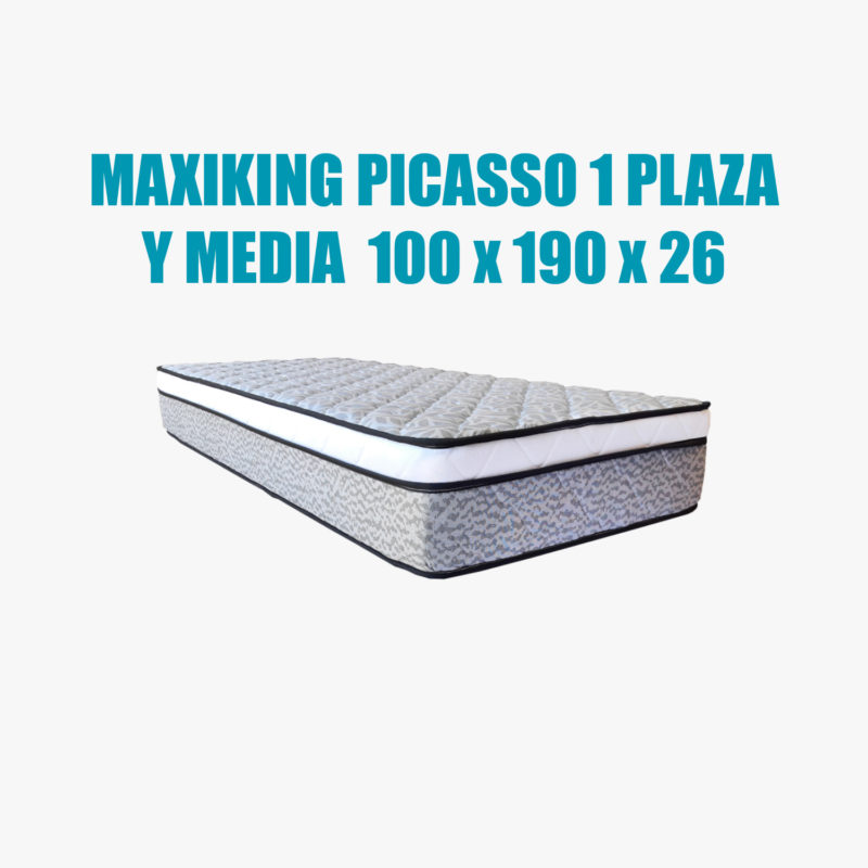 Colchon Maxiking Picasso 1 Plaza y media 100 x 190 x 26 por Mayor