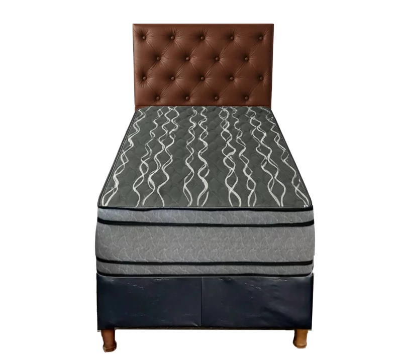 Sommier de 80 x 190 x 30 con Colchón para 100Kg con Respaldo Precio