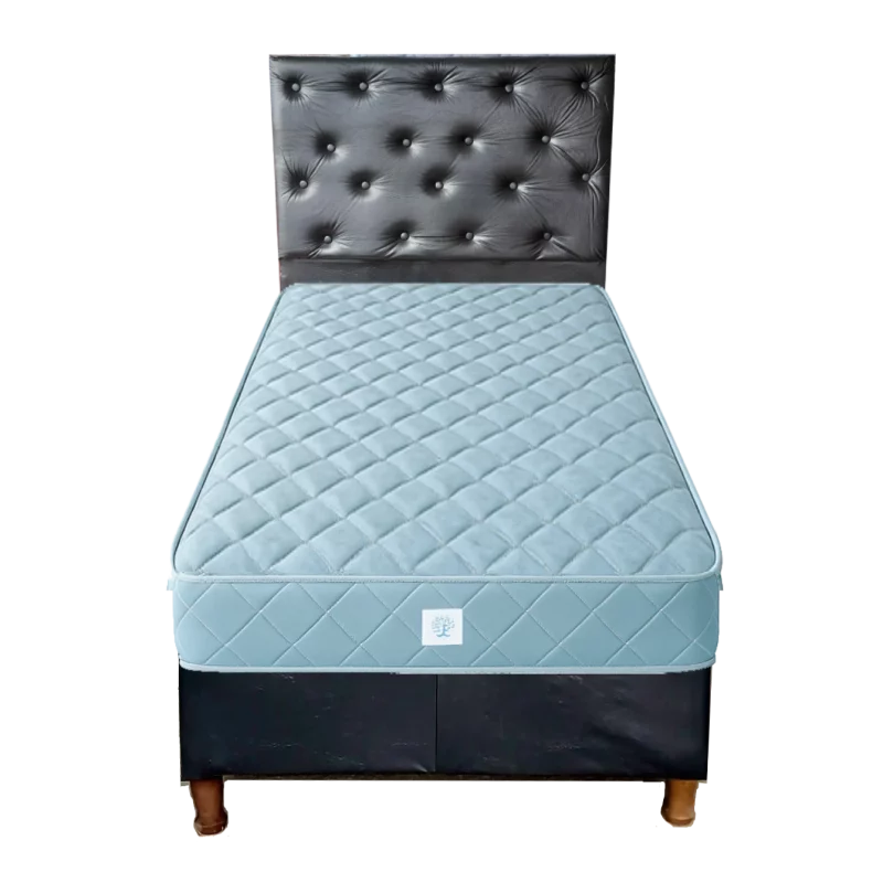 Sommier 1 Plaza Jackard 20 Negro