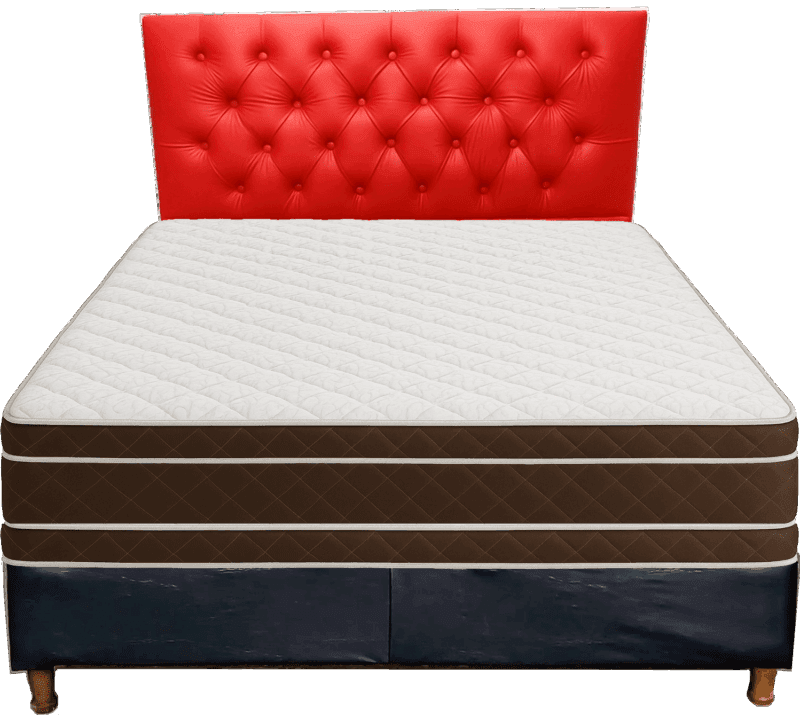 Sommier 2 Plazas + Colchón Maxiking Zafiro 30cm + Respaldar