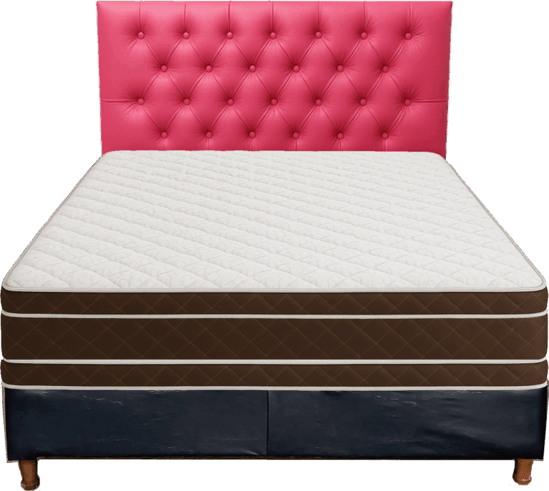 Sommier 2 Plazas + Colchón Maxiking Zafiro 30cm + Respaldar