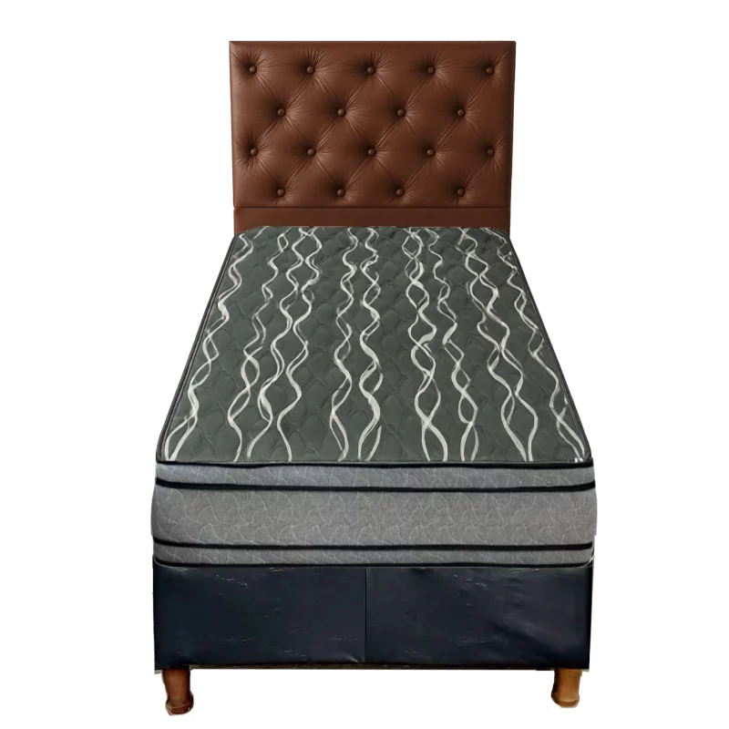 SOMMIER 1 PLAZA Y MEDIA BARI 24 MARRON