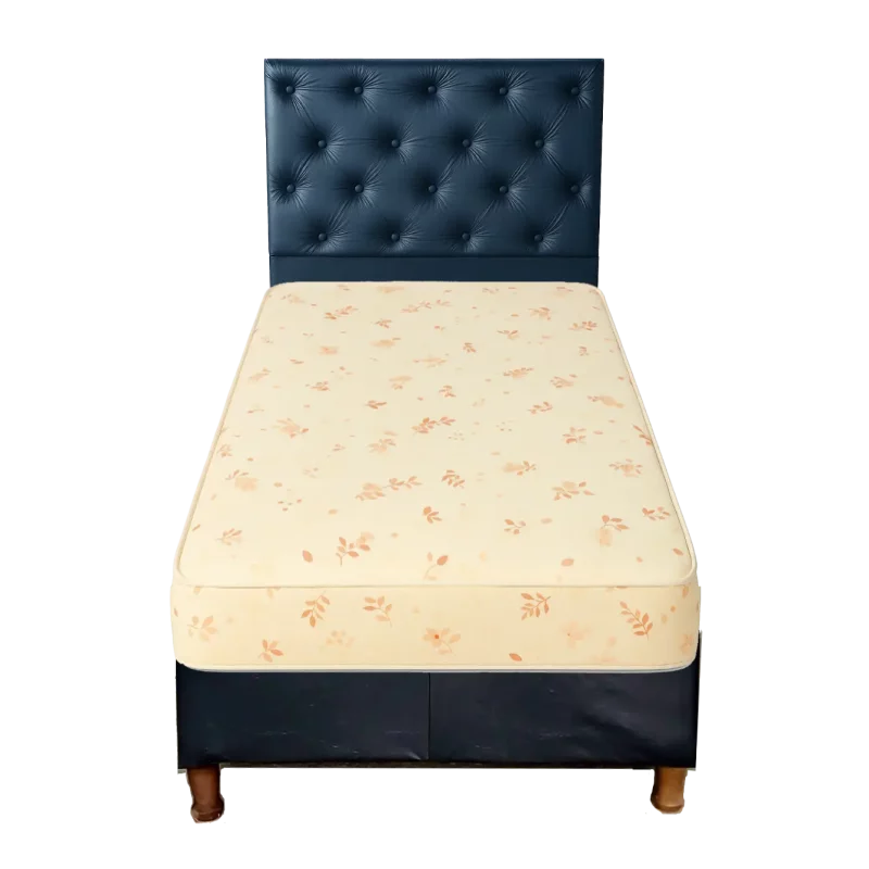 SOMMIER 1 PLAZA Y MEDIA STANDARD AZUL