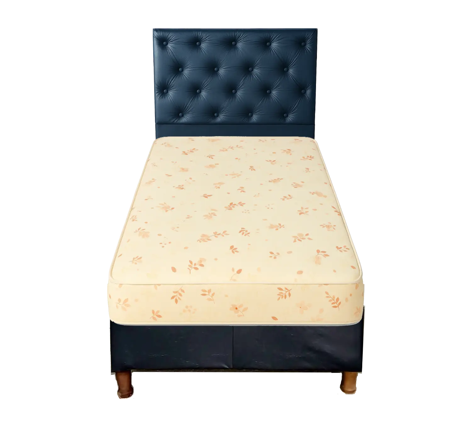 SOMMIER 1 PLAZA Y MEDIA STANDARD AZUL