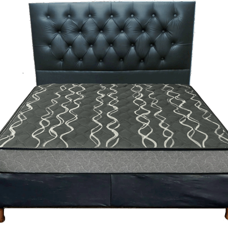 Sommier 2 Plazas y media con Colchon Bari 20cm y respaldar