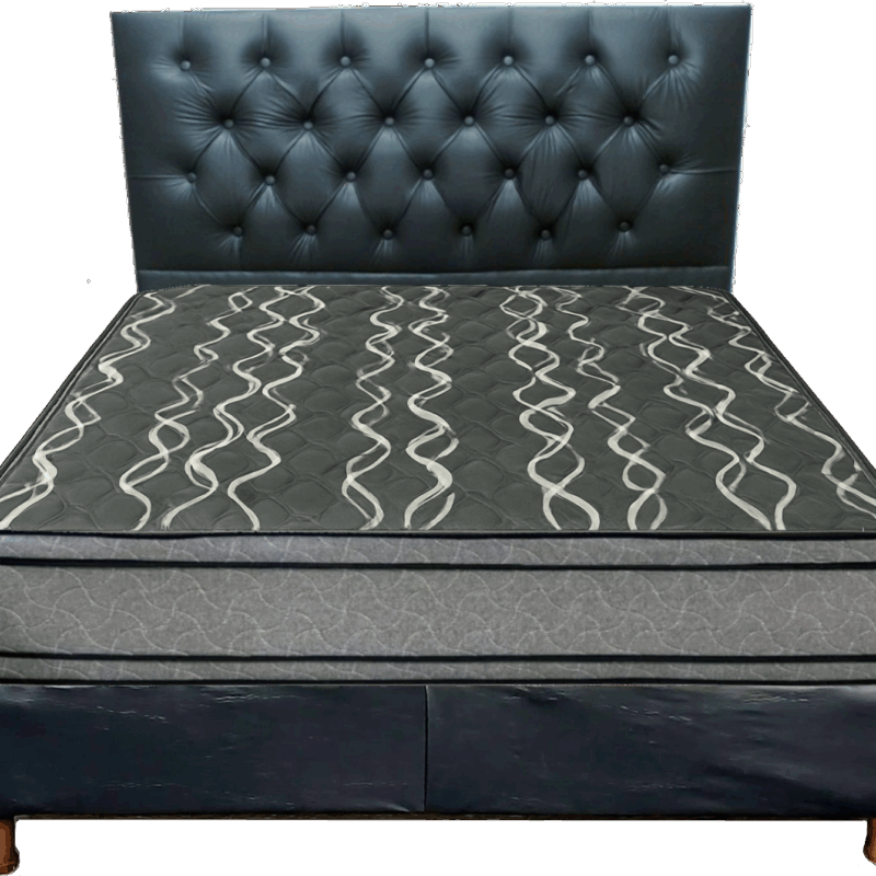 Sommier 2 Plazas Colchón Bari 24cm Respaldo