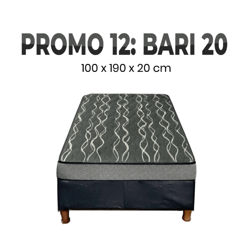 PROMO 12 SOMMIER 100 X 190 BARI 20