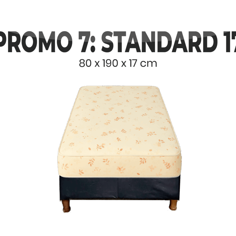 PROMO 7 SOMMIER 80 X 190 STANDARD 17cm espuma