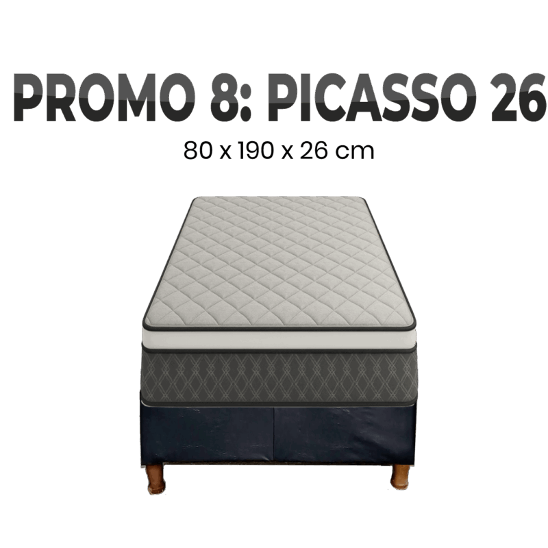 PROMO 8 SOMMIER 80 X 190 PICASSO 26