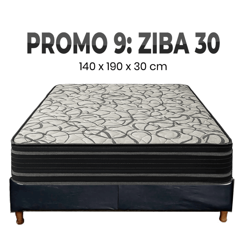 PROMO 9 SOMMIER 140 X 190 ZIBA 30