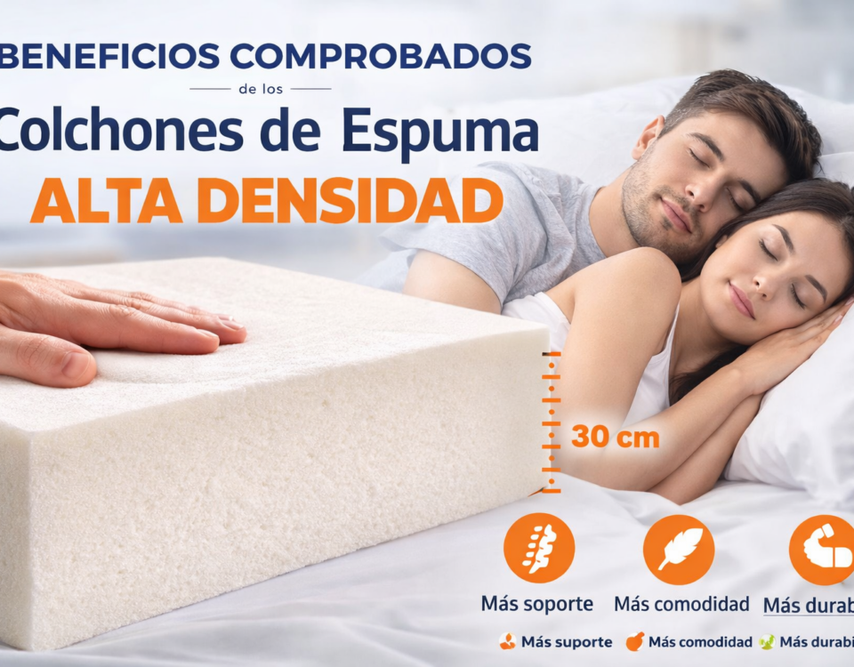 Beneficios de un Colchon de Espuma de alta densidad